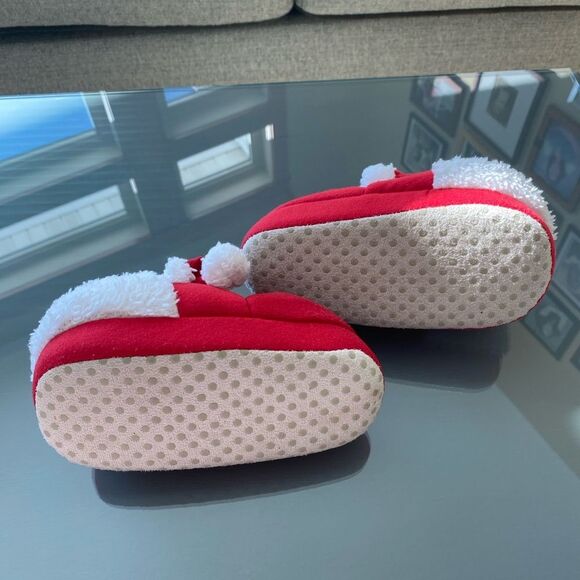 2T-3T Toddler Christmas Santa Slippers. - Picture 3 of 6
